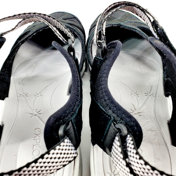 Explorer 24 Easy Spirit Women's US 10WW Seesplash Black Strap Hiking Sandal/Shoe - Picture 6 of 11